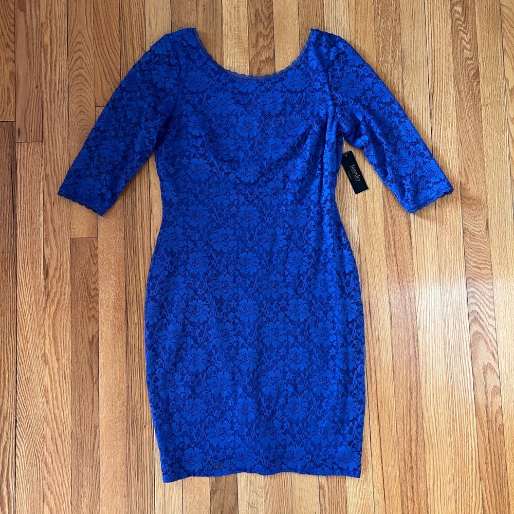 NWT Laundry by Shelli Segal Lace Knee-Length Women’s Size 10 Dress